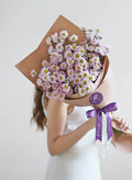 Rustic Lavender: Fresh Purple Daisy Bouquet