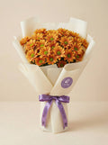 Sunset Glow: Orange Daisy Chrysanthemums